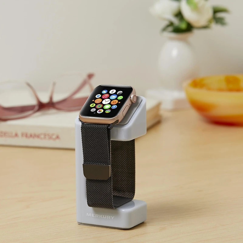 Bracelet à maillons de chaîne en métal de onn. pour Apple Watch 42 mm, 44 mm, 45 mm, 49 mm Format universel Fermoir magnétique