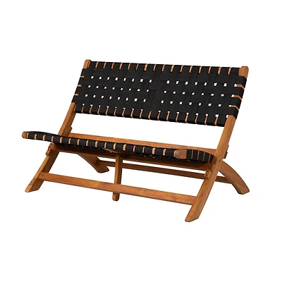 Patioflare Nylon Weave Folding Bench