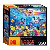 Kodak 350 Piece Jigsaw Puzzle - Playful Dolphins