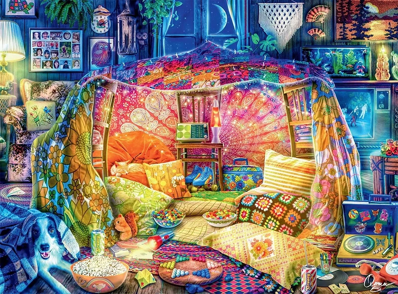 Buffalo Games - Aimee Stewart - Blanket Fort 1979 - 1000 Piece Jigsaw Puzzle