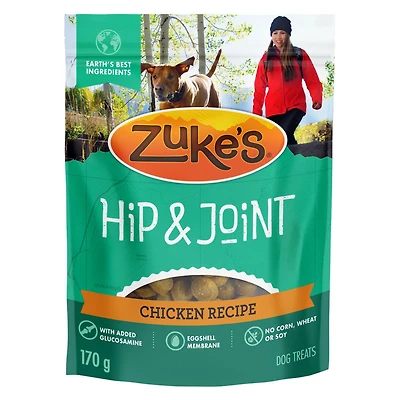 Zuke's Hip and Joint Support Chicken Recipe, Dog Treats, 170 g, 170 g