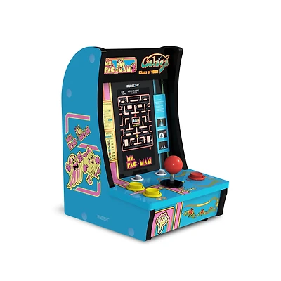 Arcade1Up Class of ‘81 Ms. PAC-MAN / GALAGA Countercade – 3 Classic Games, Retro Game Console for Home, Portable Console with 7-inch Screen, Table-top Video Game for Game Room