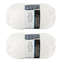 MAINSTAYS 2 Pack white polyester yarn