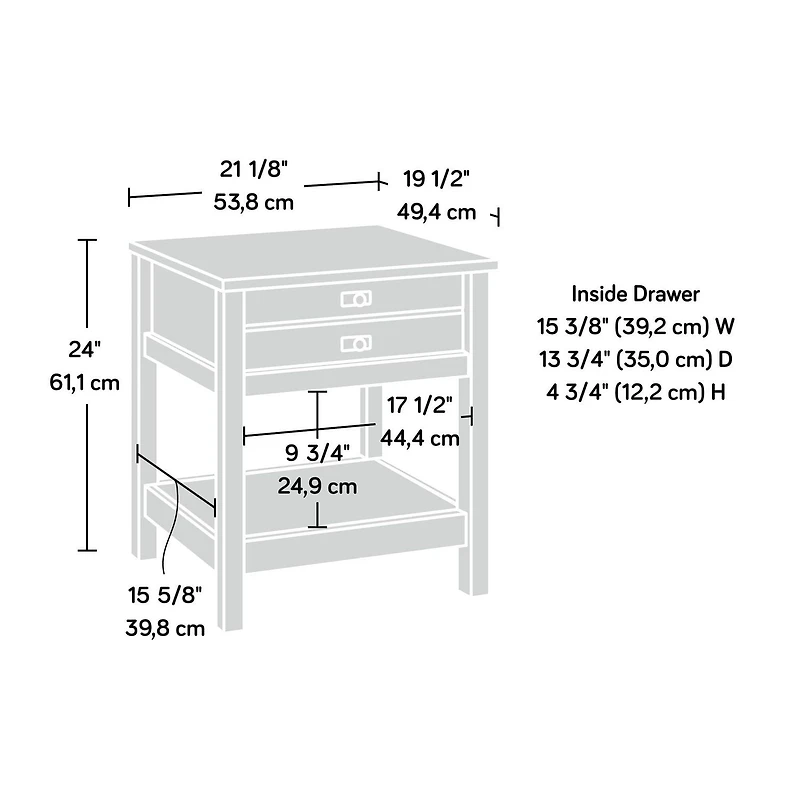 Sauder® Cottage Road Night Stand