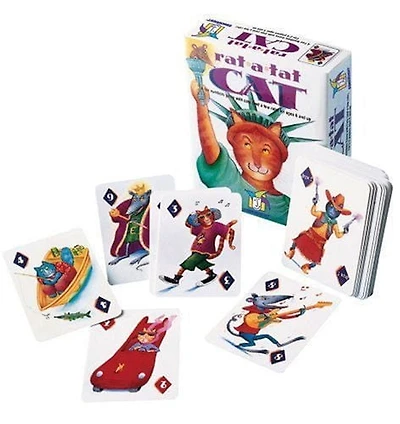 Gamewright Rat-A-Tat CAT Numbers Card Game - English Only