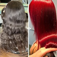 Bleach London Vivid Red Permanent Kit, Vegan permanent hair dye