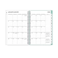 Agenda hebdomadaire/mensuel 2025, 5 po x 8 po, Blue Sky, Elysian