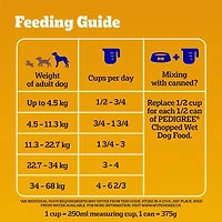 PEDIGREE with Bacon Flavoured Bites Adult Dry Dog Food Roasted Chicken & Vegetable Flavour, 13.6kg