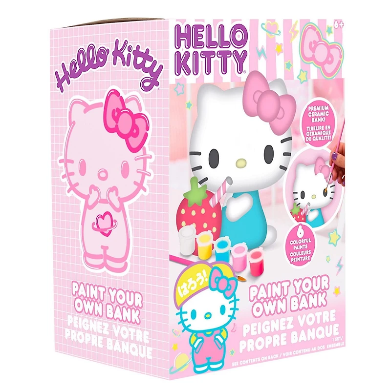 Hello Kitty Paint Your Own Bank, Age Range: 6+