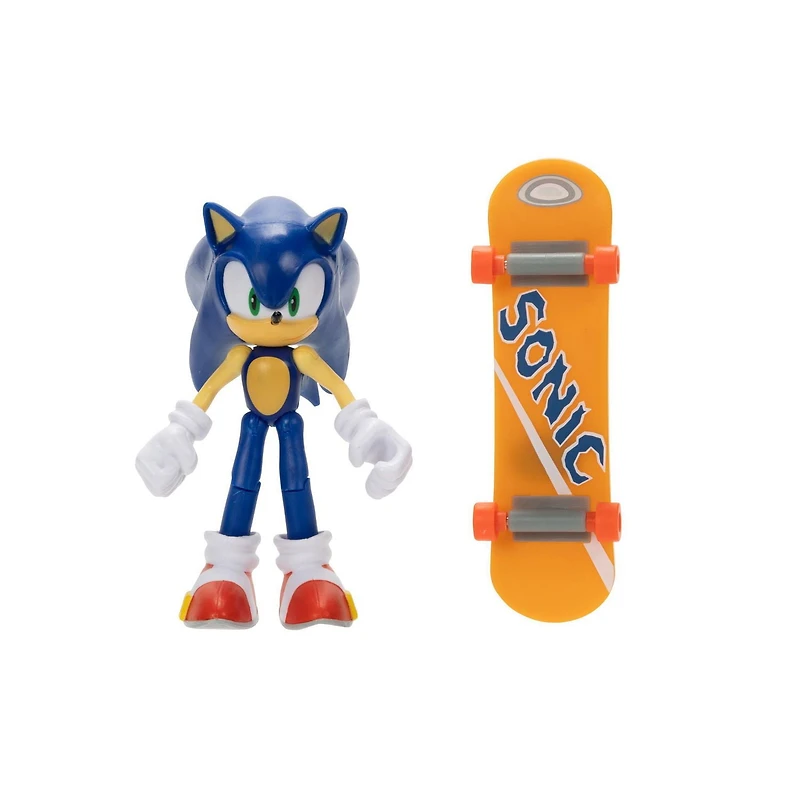 Sonic 4 Inch Figure - Sonic with Skateboard