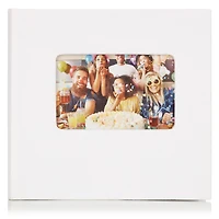 Pinnacle Frames and Accents Linen 2UP White Photo Album
