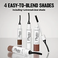 Revlon PhotoReady Lifting Brow Gel, Tinted Eyebrow Lamination, 802 Soft Taupe, 0.23 fl oz