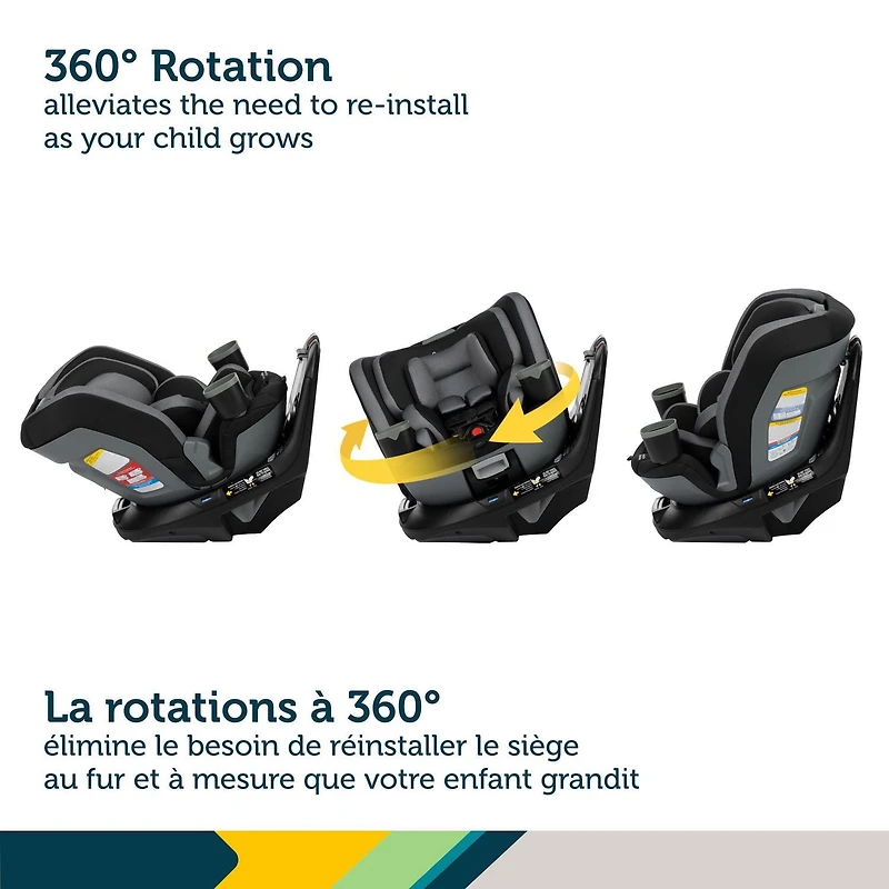 Safety 1st Turn and Go 360° Rotating All-in-One Convertible Car Seat, Infant to Toddler Car Seat
