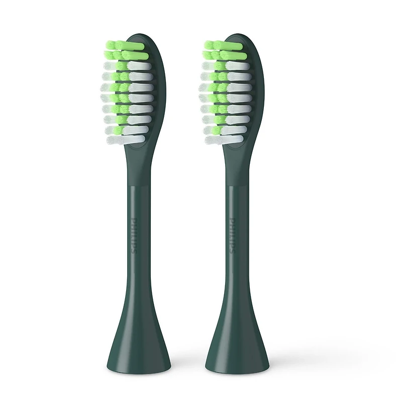Philips One by Sonicare 2pk Brush Heads, Green BH1022/08