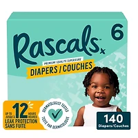 Les Couches Premium Rascals Prématuré jusqu'à la taille 7