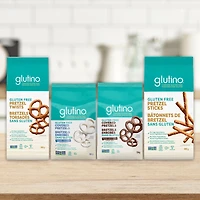 Glutino Gluten Free Covered Pretzels – Yogurt Flavour - No Artificial Colours or Flavours - No Egg Ingredients - Non-GMO Project Certified and Kosher - Certified Yogurt Flavoured Pretzels - 156 g