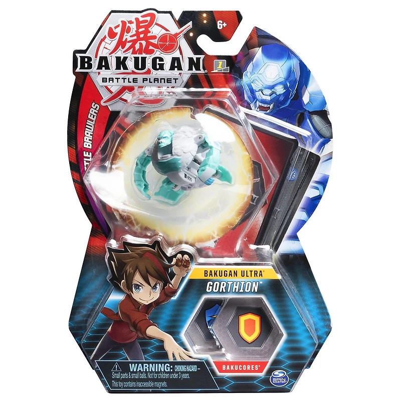 Bakugan, Gorthion, Créature transformable à collectionner de 7,5 cm, à partir de 6 ans