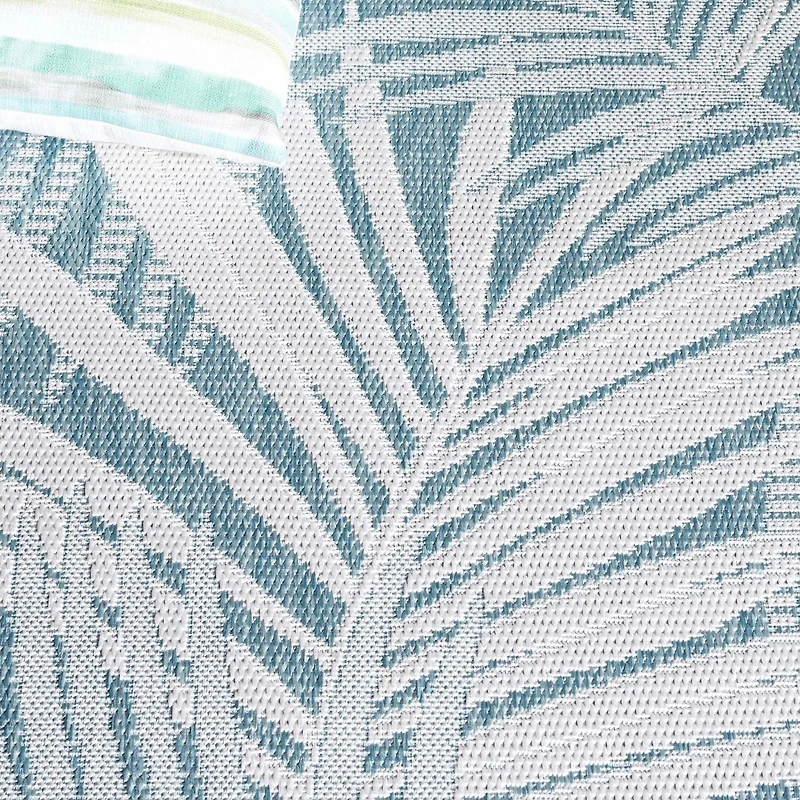 SAFAVIEH Beach House Declan Botanical Indoor/Outdoor Area Rug