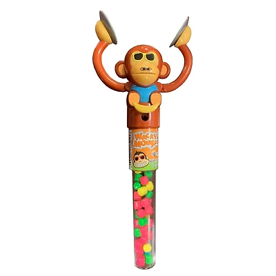 Exclusive Brands Wacky Monkey Filled With Candy Nuggets
