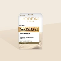 L'Oréal Paris Age Perfect Anti-Sagging Anti-Age Spot Crème Jour avec protéines de graines de soya, anti-âge, 75 ml
