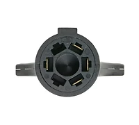 Adaptateur de câblage de remorque 7 voies à 4 voies, connecteur de faisceau de câblage de lumière de remorque, prise de câblage de remorque pour bateau RV