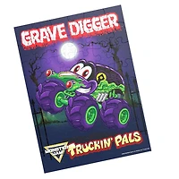 Monster Jam, Truckin' Pals Grave Digger, Puzzle de 48 pièces, monster truck, jouet sensoriel pour boîte à jouets, trucs cools, puzzles pour enfants, pour les enfants à partir de 4 ans