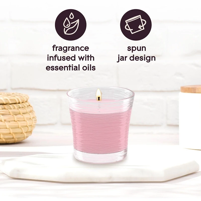 Glade® Scented Candle Air Freshener, Angel Whispers, 1-Wick Candle