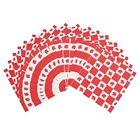 Way to Celebrate! Red Maple Leaves Paper Luncheon Napkins, 6.5in, 18ct