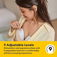 Medela Melody InBra Wearable Double Electric Breast Pump – Slim Design, Ultra-Soft Fit, Quiet, Powerful, Easy Pump & Store Container with Lid, Lightweight, Display with Timer, USB-C Rechargeable