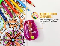 BOSTITCH Twist-n-Sharp Manual Assorted Colours Hand Held Pencil Sharpener