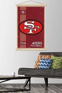 NFL San Francisco 49ers - Retro Logo 14 Wall Poster