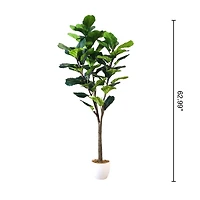 Fiddle Leaf Fig Tree, 62.9"H