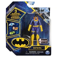 Batman 4-inch Batgirl Action Figure with 3 Mystery Accessories, for Kids Aged 3 and up