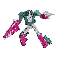 Transformers Generations Toys Deluxe Retro Headmaster Skullcruncher Collectible Action Figure - Adults and Kids Ages 8 and Up, 5.5-inch