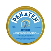 Crème médicamenteuse Penaten pour l’érythème fessier, Original, Pour bébés, Oxyde de zinc 166 grammes