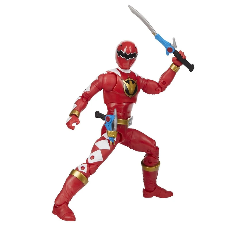 Power Rangers Lightning Collection Dino Thunder Red Ranger 6-Inch Premium Collectible Action Figure Toy with Accessories
