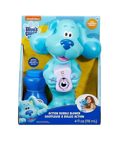 Little Kids: Souffleur à bulles sous licence Nickelodeon ™ Action Blue's Clues