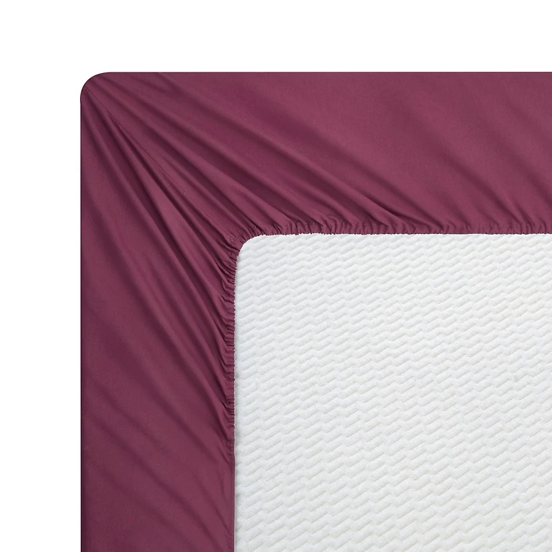 Marina Decoration Ultra Soft Silky Deep Pocket Solid Rayon from Bamboo All Season Bedding Solid Bamboo Fitted Sheet