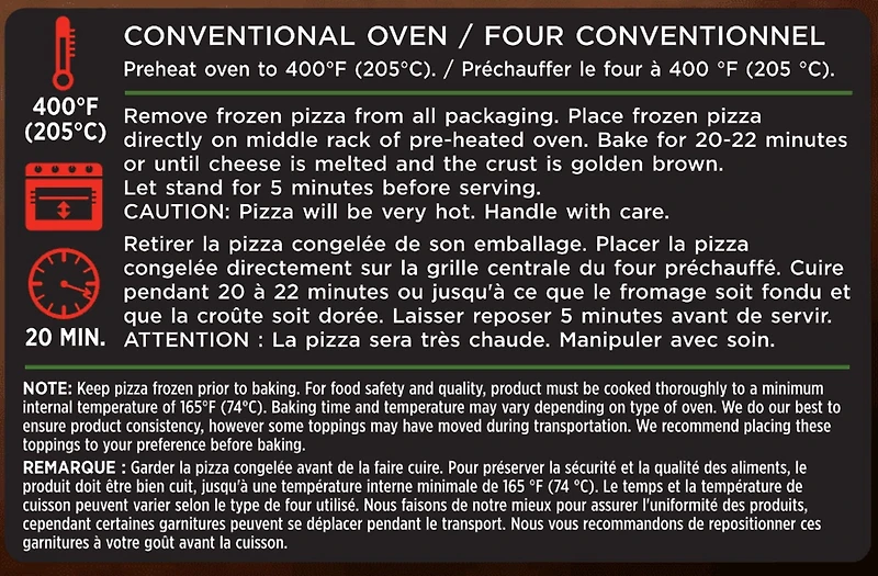 Pizza Rustica Croûte Farcie Pepperoni et Bacon 665 G Congelee Pizza Rustica Croute Farcie Pepperoni et Bacon