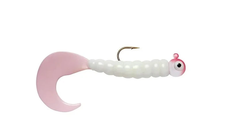 South Bend SB-J514-WHT-X Rigged Grubs 1/4oz Wt 5pk