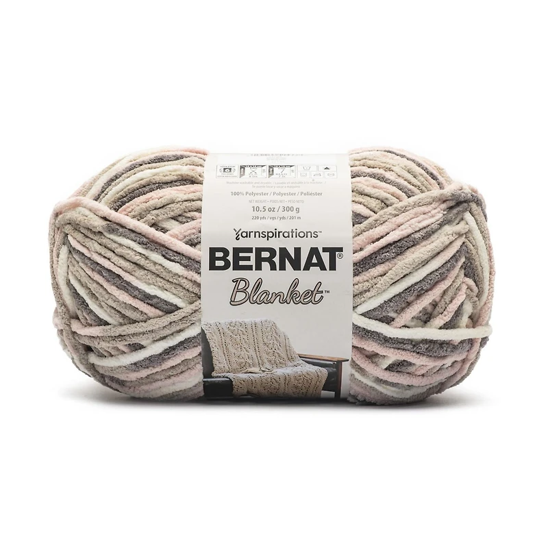 Bernat® Blanket™ #6 Super Bulky Polyester Yarn 10.5oz/300g, 220 Yards