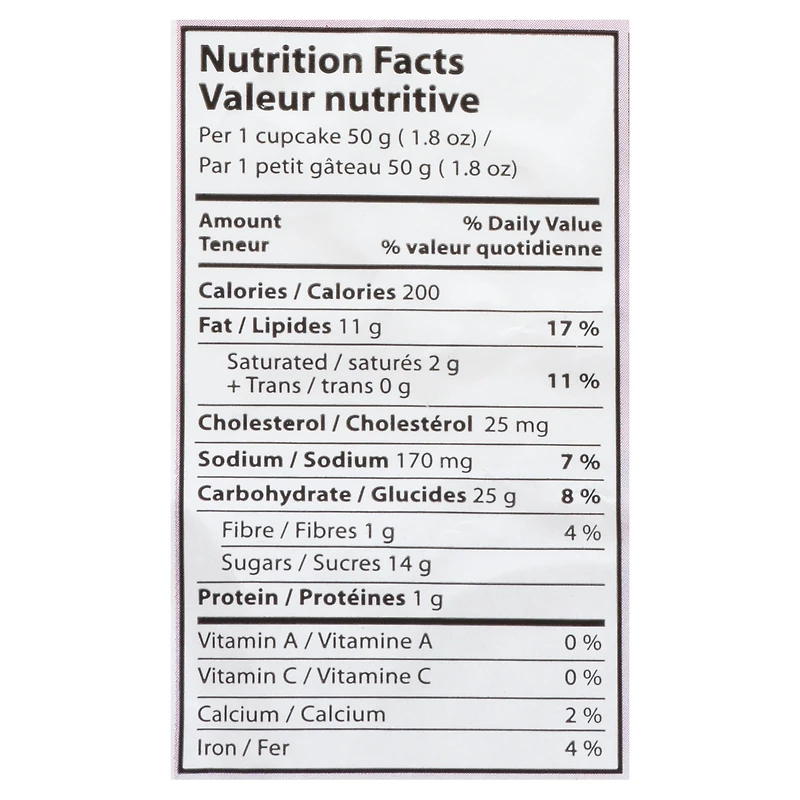 Cup Cake Coconut, 300G / 6Count