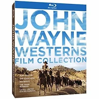 Collection de films westerns de John Wayne : Fort Apache / Les chercheurs / Rio Bravo / Les voleurs de train / Cahill : Maréchal des États-Unis (Blu-ray Digi-Book)