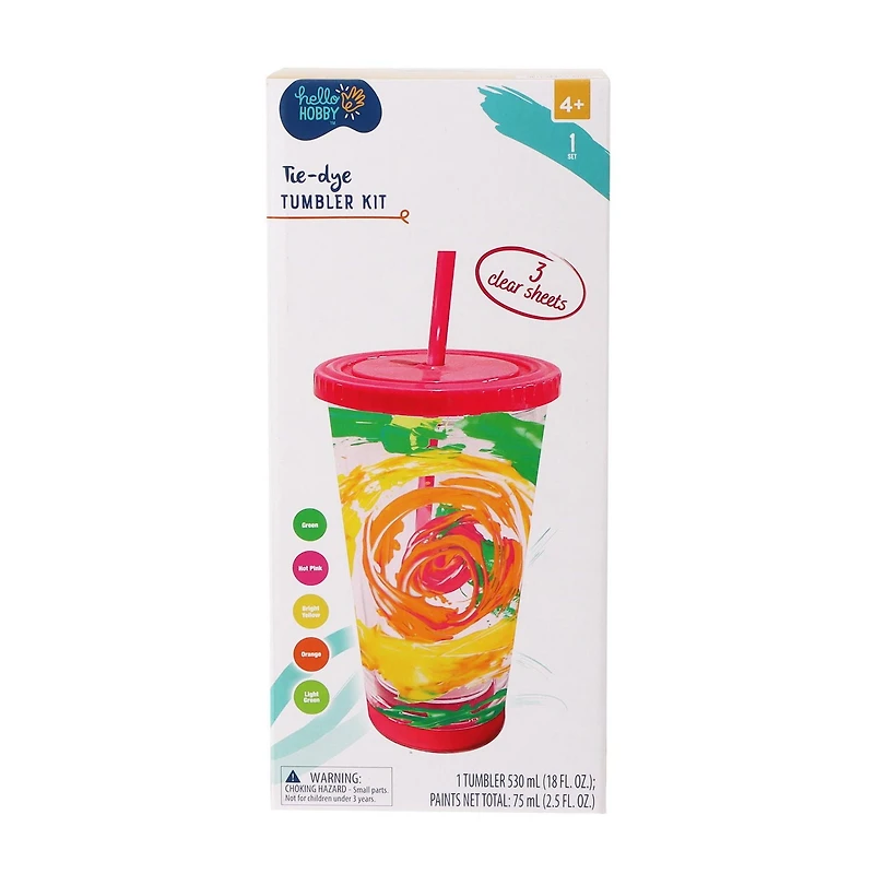 Hello Hobby! DIY TIE DYE TUMBLER