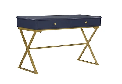 Parker Blue and Gold Campaign Desk