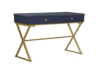 Parker Blue and Gold Campaign Desk