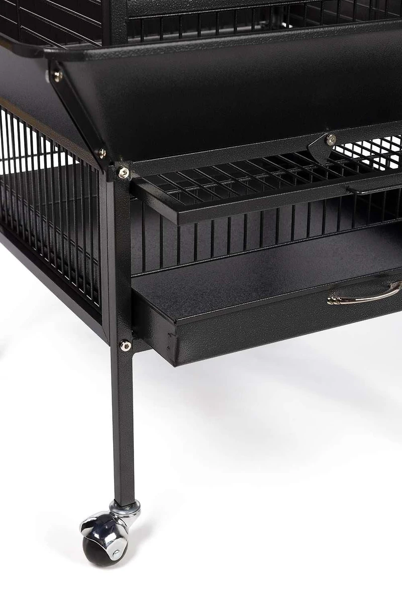 Prevue Select Wrought Iron Bird Cage, Black