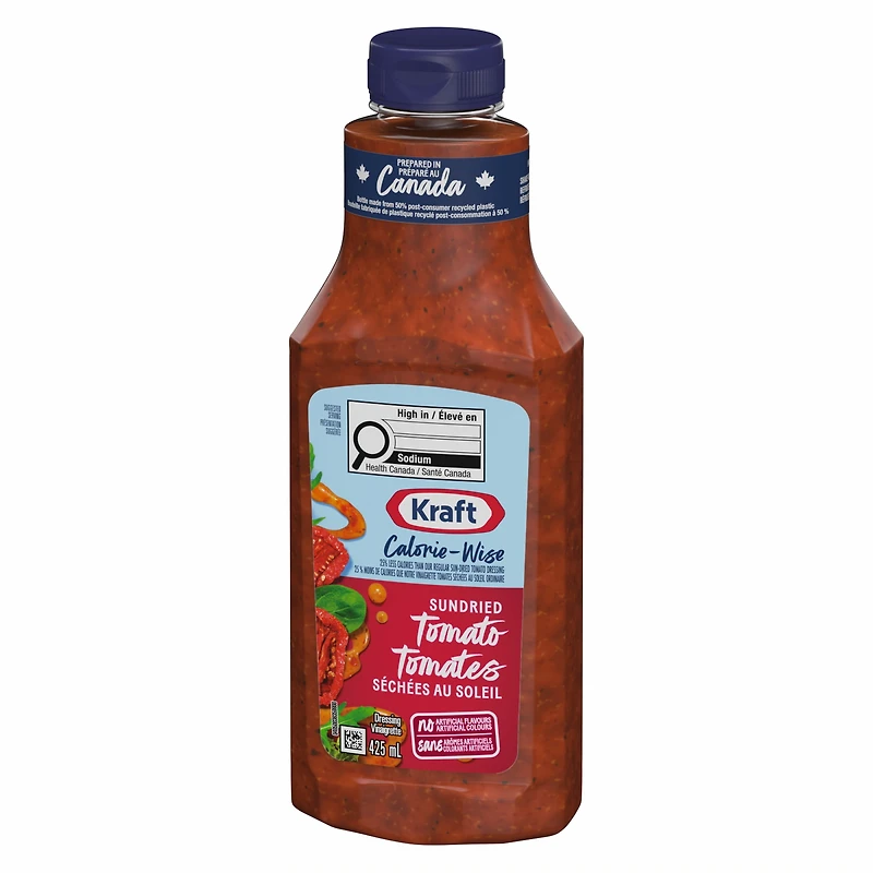 Kraft Sundried Tomato Calorie-Wise Salad Dressing, 425 mL Bottle