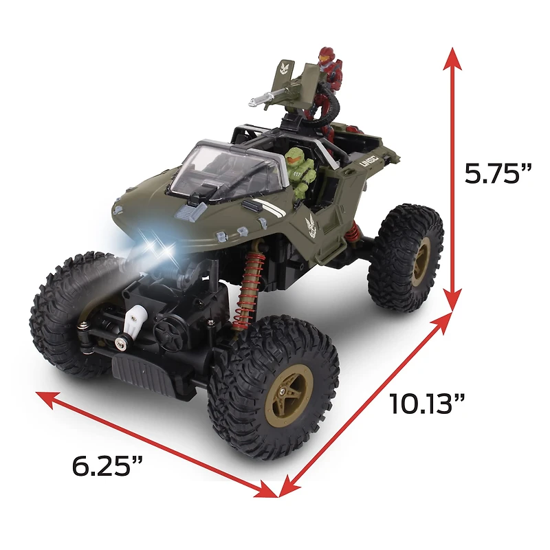 NKOK "Rock Hog" UNSC Warthog RC Toy (4x4 Rock Crawler)