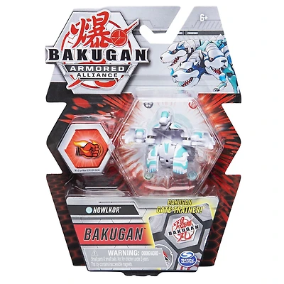 Bakugan, Howlkor, 2-inch Tall Armored Alliance Collectible Action Figure and Trading Card